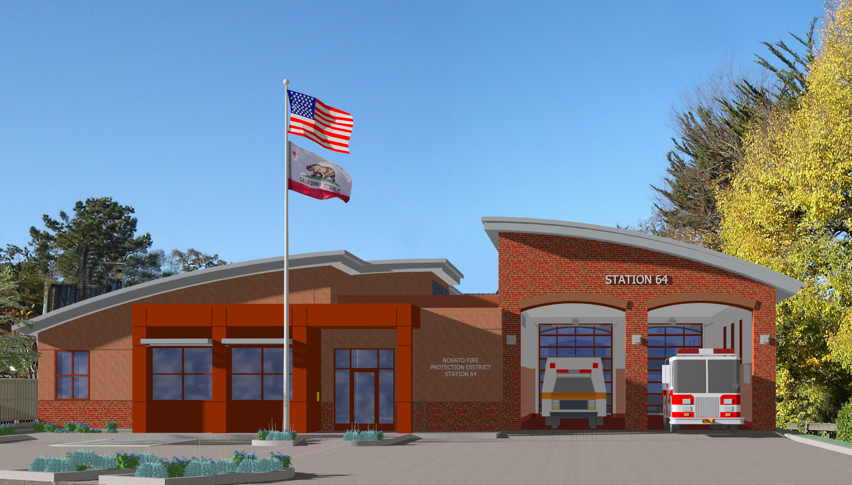 station 64 drawing